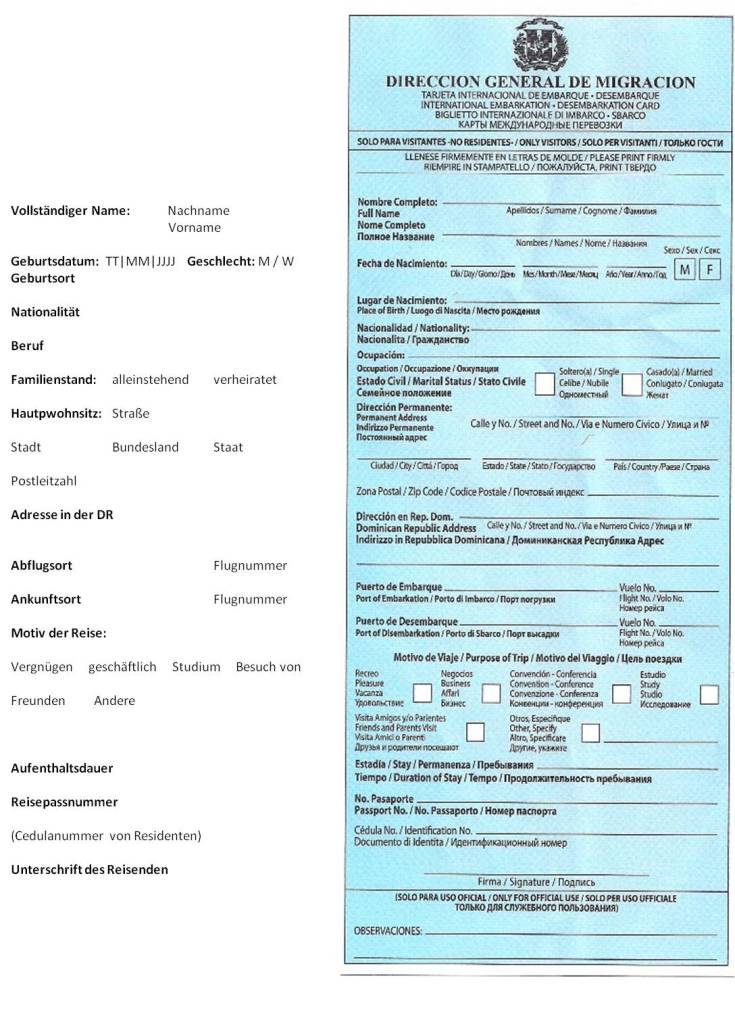 Touristenkarte Dominikanische Republik Online Ausdrucken